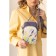 Cross-Bodi bag, lightning department, lilac color "Flowers"