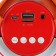 Portable column Luazon Lab-54, 10 W, 1200 mAh, Microsd, AUX, USB, Red