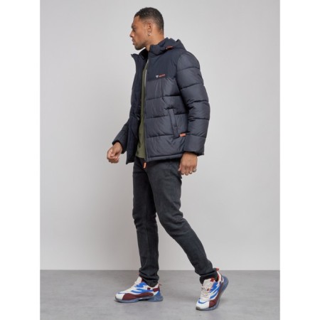 Sports male winter, size 60, dark blue color-1