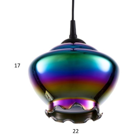 Lamp Bayerlux Zlata 1he27 Rainbow 22x22x18cm-3
