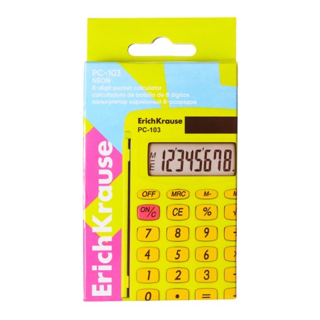 Pocket Pocket 8-units Erichkrause PC-103 Neon, yellow-6
