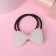 Hair elastic band "Pearl paradise" large bow