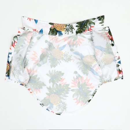 Dog shirt "Tropics", M (DS 26, OG 34, Osh 25 cm), White-5