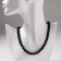 Beads ball No. 8 through the node "Agate Black", 45cm