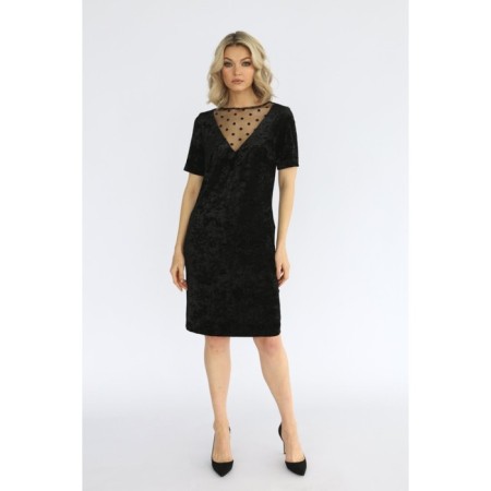 Velvet women's dress, size 46