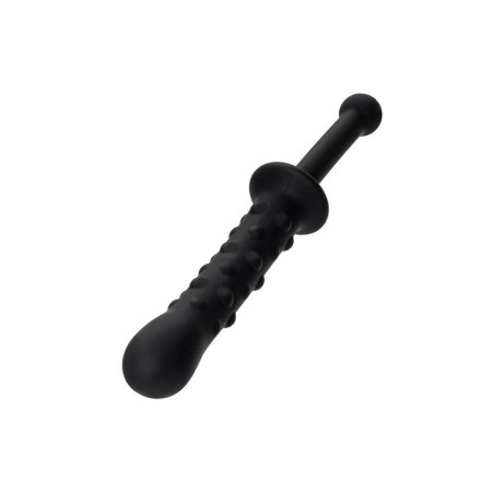 Fallomitator Bilateral Toyfa PopoPo Pleasure, silicone, black color, 24.5 cm-3