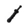 Fallomitator Bilateral Toyfa PopoPo Pleasure, silicone, black color, 24.5 cm
