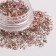 Decorative elements for the decor "stone", voluminous, copper/pink color