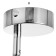 Lighting light Adrian 1x60W E14, chrome 20x8x14 cm
