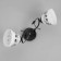 Chandelier "Arya" 2he27 40W black 47x26 cm