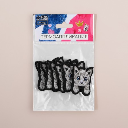 Thermal appliance "kitten with paws", 4 × 3.3 cm, color gray color-5