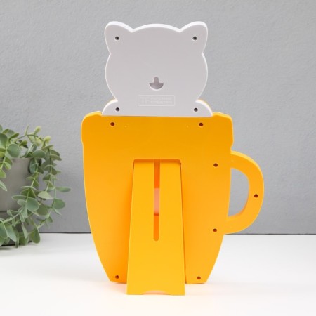 Photo frame plastic 16x11 cm "Tigerok in a cup" yellow 29.5x8x19.5 cm-2