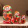 Matryoshka 5 puppet "Katerina Spring" 14-15 cm, manual painting