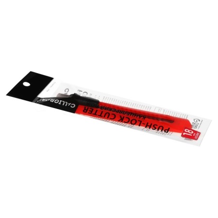 Chancellery knife 18mm, plastic in the package, TOP-5