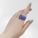 Ring "Muranian glass" interspersed, color mix
