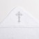 Baptum towel with embroidery 100% cotton, 75 x 75 cm
