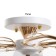 Ruxi chandelier 5he27 40W white-gold 56x56x28 cm Bayerlux