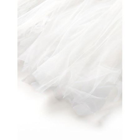 Dress Children's elegant kaftan growth 120, white-15