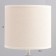 Table lamp "Monica" E14 40W gray 17x17x33 cm Risalux