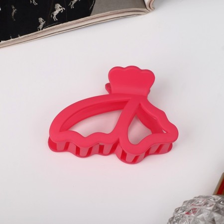 Hair crab "Wing butterfly" matte, 7 cm, mix