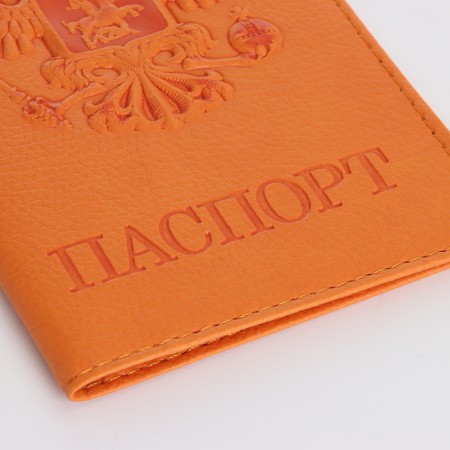 Passport cover, orange color-5