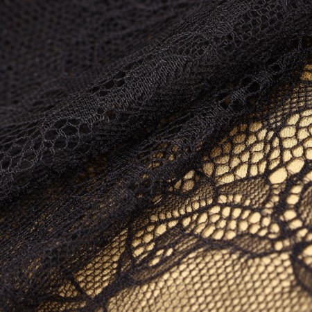 Lace cilia, 150 mm × 3 ± 0.5 m, black color-1