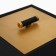 Eco -leather jewelry box, 15.3 x 15.3 cm