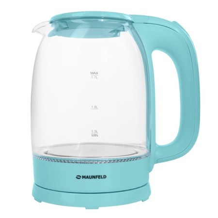 Teapot Maunfeld MGK-613GR, glass, 1.7 l, 2200 watts, green