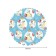 The tablecloth “Tits on the branch”, round, Saten, d = 150 cm