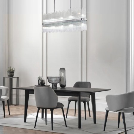 Suspended Bogate’s Allure 485/10, E14, 10x60W, 1200x170 mm, chromium color-4