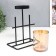 Summary Metal, glass for 1 candle "Arcana" D-5 cm, black 8.4x12.8x22.5 cm
