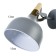 Bra "Lola" E27 40W gray 25x16x25cm