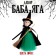 Baba - Yaga with a broom, color mix