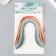Strips for Quilling "Color" set 160 strips width 0.9 cm long 25 cm mix