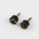 Heels for heels, d = 10 × 6 mm, 2 pcs, black color