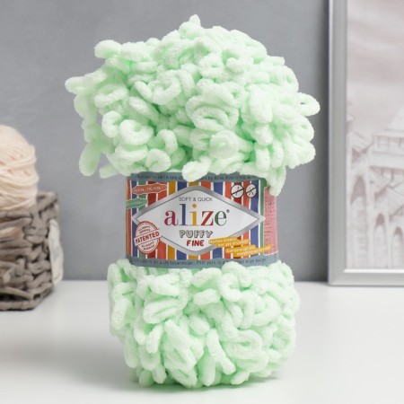 Yarn "Puffy Fine" 100% micropoliester 14.5m/100g (464 mint)