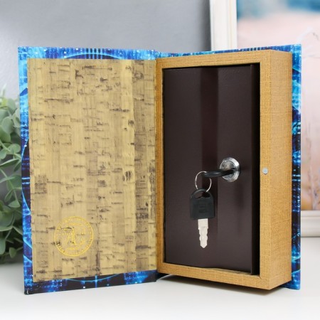 Safe Brush Tree leatherette "Bitcoin" 21x13x5 cm-2