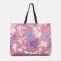 Household bag without fastening, purple color