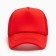 Baseball cap with minaku grid, red color, size 56-58