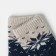 Male socks from Mongol wool "snowflake", blue color, size 27 (40-42)