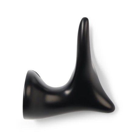Furniture hook Cappio Bambi, two -rod, zinc, black color-4