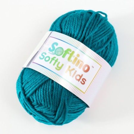Yarn 100% acrylic "Softy Kids" 90m ± 5m 50 g Color 19 azure-1