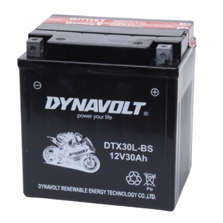 Dynavolt DTX30L-BS, 12V, AGM, reverse, 350 A, 167x127x176-1