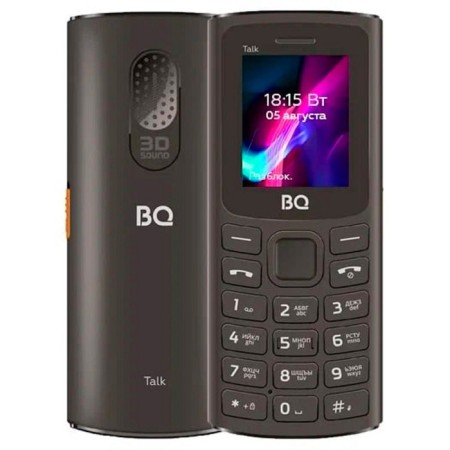 Cell phone BQ M-1862 Talk, 1.77 ", 2 SIM, 64MB, Microsd, FM, 600 mAh, flashlight, black