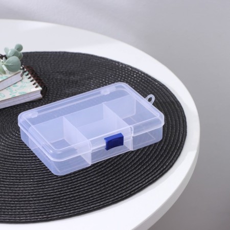 Organizer for storage, 5 departments, 14.5 × 10 × 3.5 cm, color mix-4