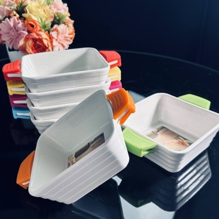 Set of salad bowls Lenardi, square, size 15.5x15.5 cm, 6 pcs