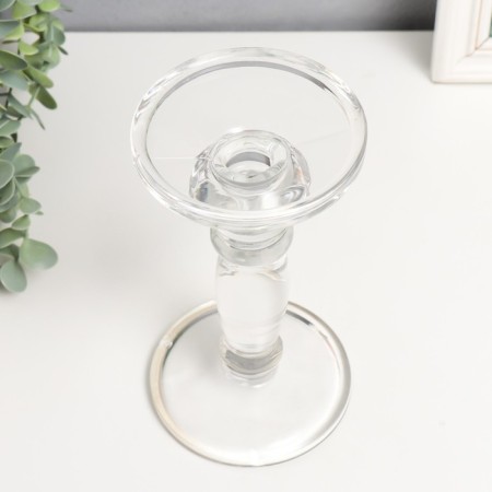Glass "Podium" transparent 20.5x13x13 cm-2