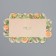 Box for confectionery products with PVC lid "Mandarins and needles", 10.5 x 21 x 3 cm, New Year