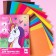 Set "Unicorn" A4: 8 l. tsv. monost. chalk. cardboard and 8 l. tsv. double. papers, Minnie Mouse