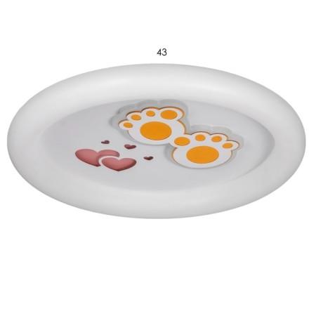 Luer with PDD "Paws" LED 120W 3000-6000K white 50x50x9 cm-7